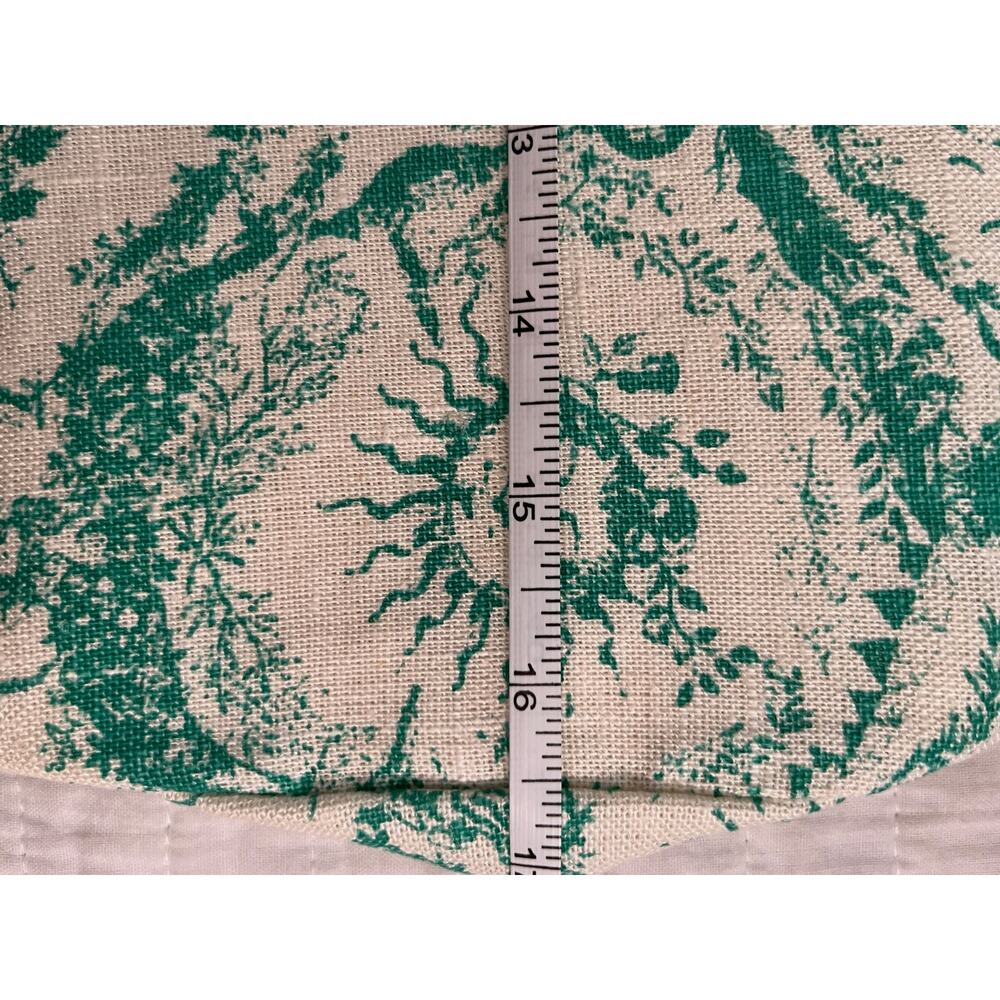 Christian Dior Dioriviera Linen Tote Turquoise w/Off Brand felt Organizer insert - Picture 12 of 12